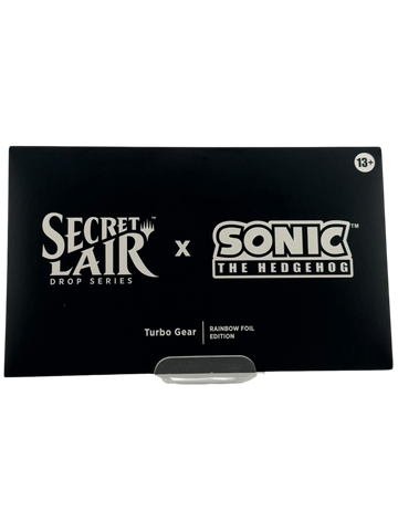 Secret Lair x Sonic the Hedgehog Superdrop: Turbo Gear (Rainbow Foil)