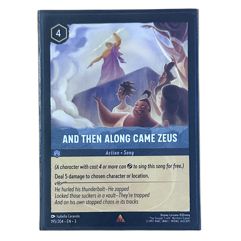 And Then Along Came Zeus