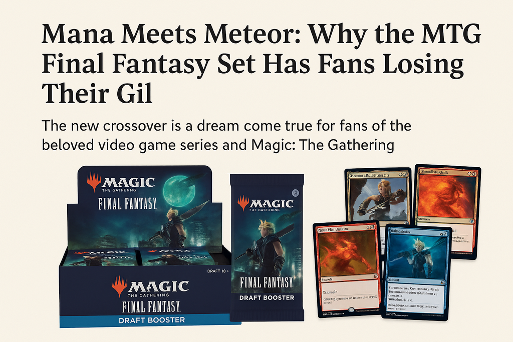 final fantasy mtg draft booster Magic: The Gathering 1 card of any rarity is Traditional Foil MTG - Final Fantasy Product