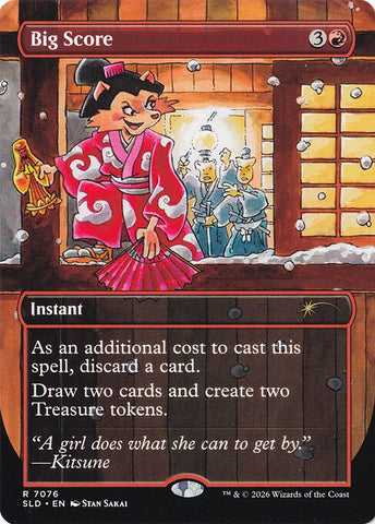 Big Score - Secret Lair Drop #7076 - Borderless Foil