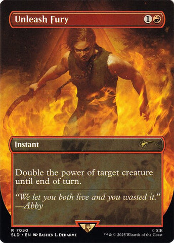 Unleash Fury - Secret Lair Drop #7050 - Borderless Foil