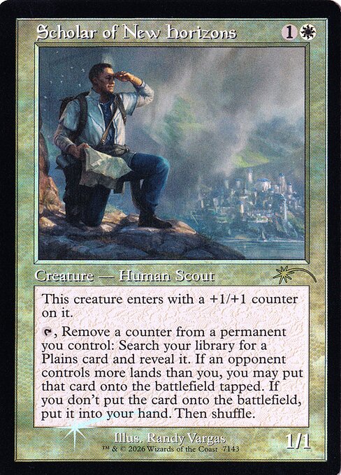 Scholar of New Horizons - Secret Lair Drop #7143 - Foil — product image