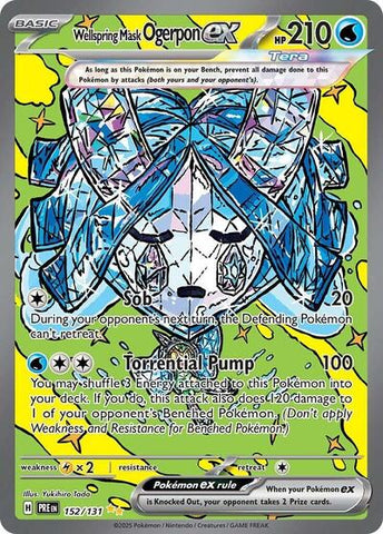 Wellspring Mask Ogerpon ex - 152/131 - SV: Prismatic Evolutions #152/131 - Foil