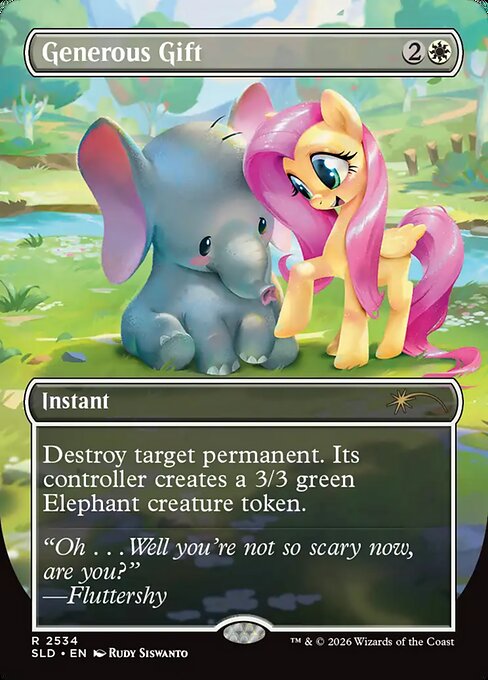 Generous Gift - Secret Lair Drop #2534 - Borderless Foil — product image