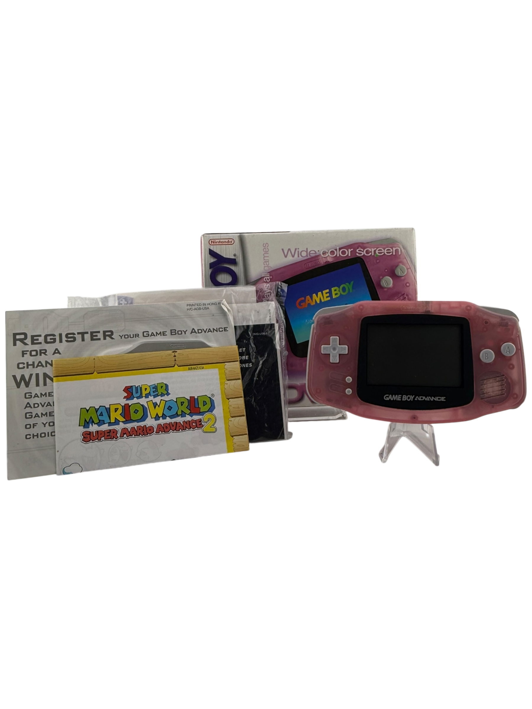 Gameboy Advance Fuchsia Pink