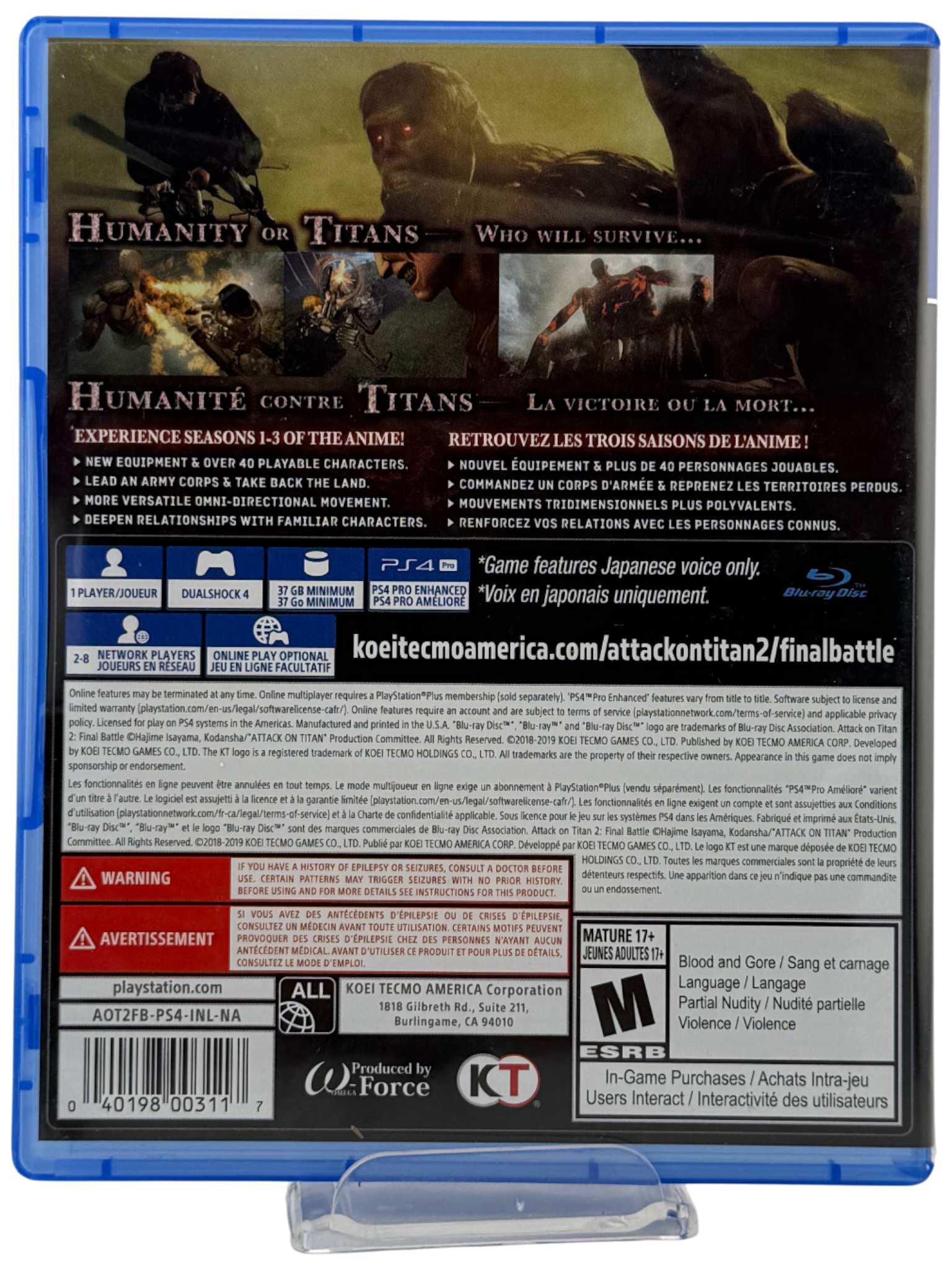 Attack on Titan 2: Final Battle