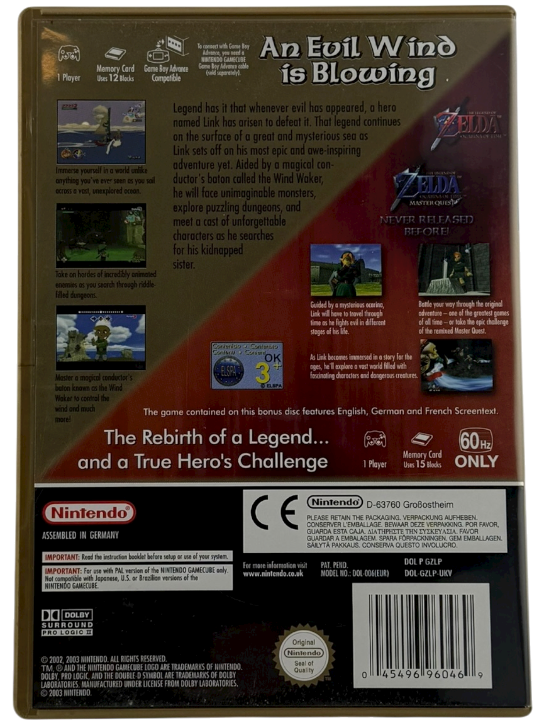 Zelda Wind Waker [Limited Edition] [PAL]