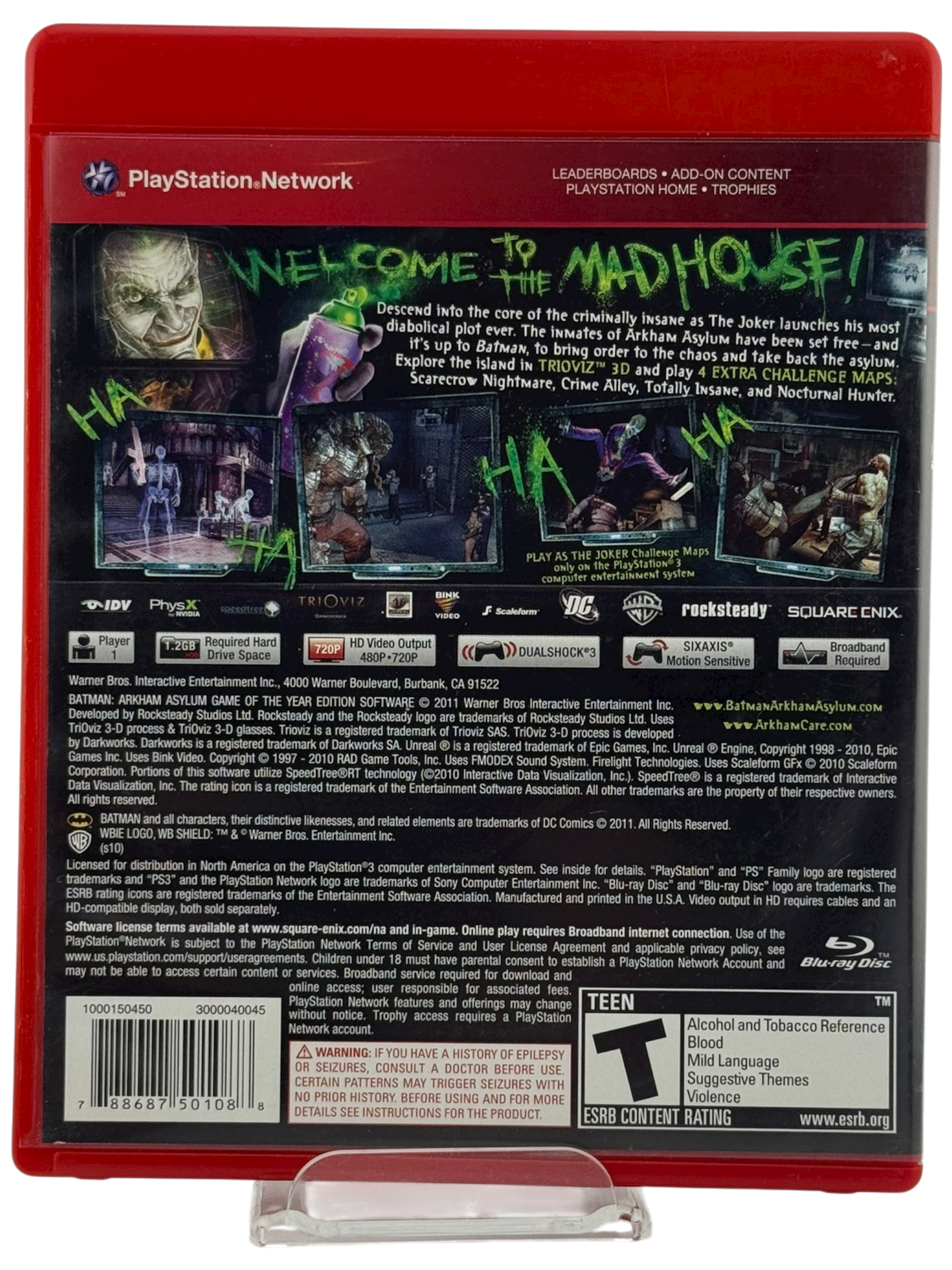 Batman: Arkham Asylum [Game of the Year Greatest Hits]