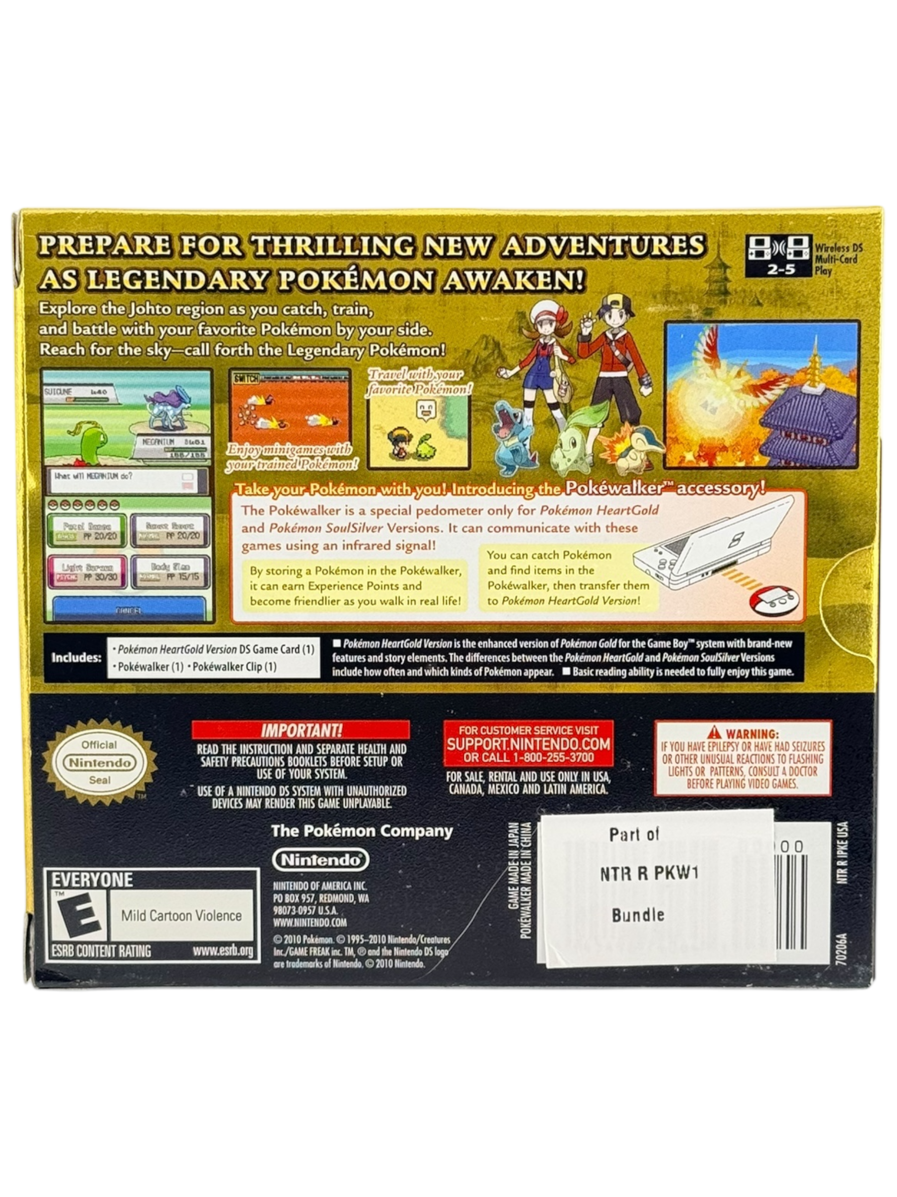 Pokemon HeartGold Version [Figure Bundle]