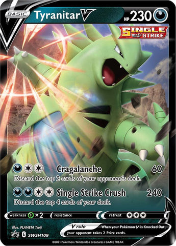 Tyranitar V - SWSH109 - SWSH: Sword & Shield Promo Cards