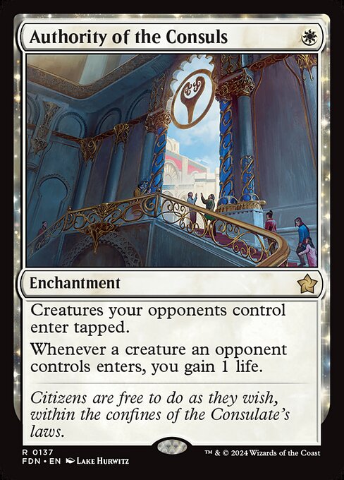 Authority of the Consuls - Foundations #137 - Non-Foil — product image