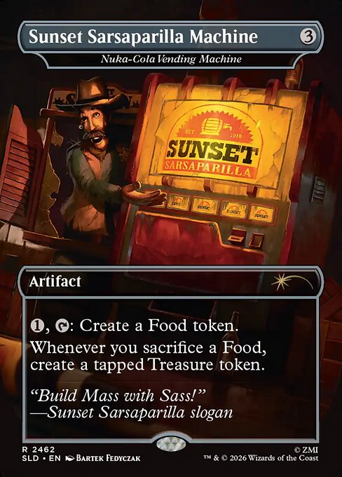 Nuka-Cola Vending Machine - Secret Lair Drop #2462 - Borderless Foil — product image