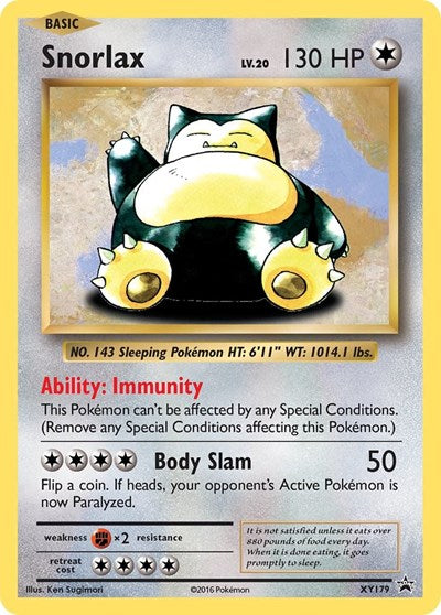 Snorlax - XY179 - XY Promos #XY179 - Foil — product image