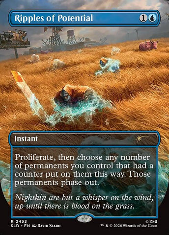 Ripples of Potential - Secret Lair Drop #2453 - Borderless Non-Foil