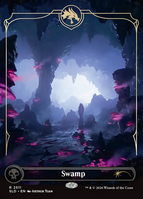 Swamp - Secret Lair Drop #2511 - Borderless Foil — product image