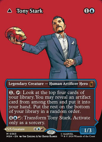 Tony Stark // The Invincible Iron Man - Marvel Super Heroes #363 - Borderless Foil