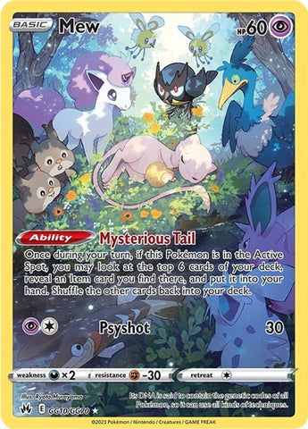 Mew - SWSH: Crown Zenith: Galarian Gallery #GG10/GG70 - Foil