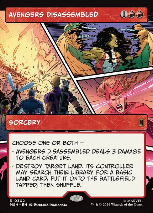 Avengers Disassembled - Marvel Super Heroes #302 - Showcase Foil — product image