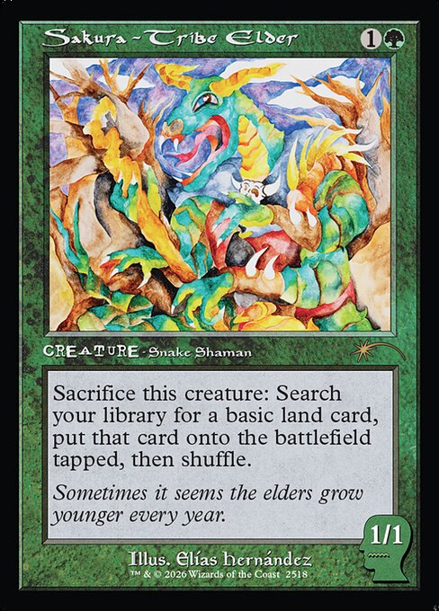 Sakura-Tribe Elder - Secret Lair Drop #2518 - Foil — product image