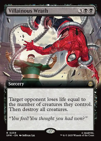 Villainous Wrath - Marvel's Spider-Man #259 - Extended Art Foil