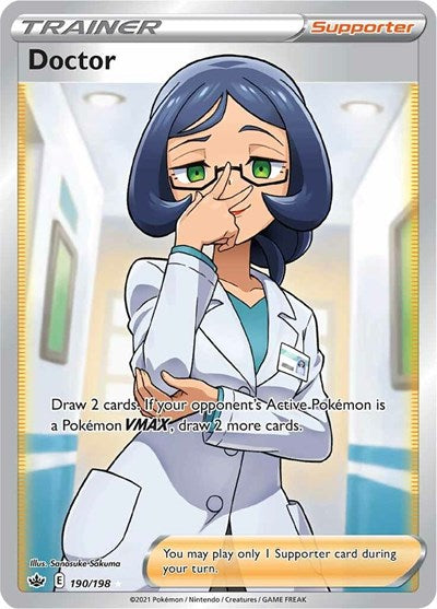 Doctor (Full Art) - SWSH06: Chilling Reign #190/198 - Foil — product image