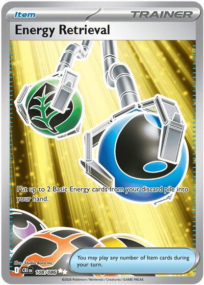 Energy Retrieval - ME04: Chaos Rising #108/086 - Foil — product image