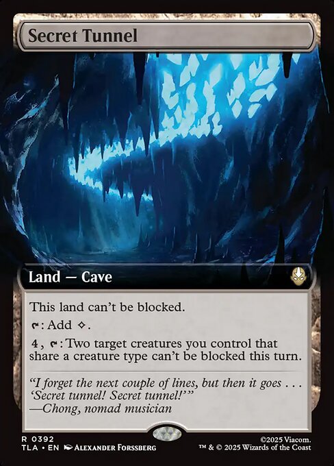Secret Tunnel - Avatar: The Last Airbender #392 - Extended Art Foil — product image