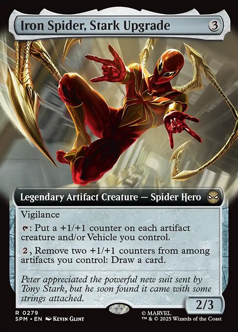 Iron Spider, Stark Upgrade - Marvel's Spider-Man #279 - Extended Art Non-Foil — product image