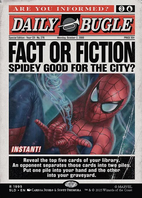 Fact or Fiction - Secret Lair Drop #1995 - Borderless Foil — product image