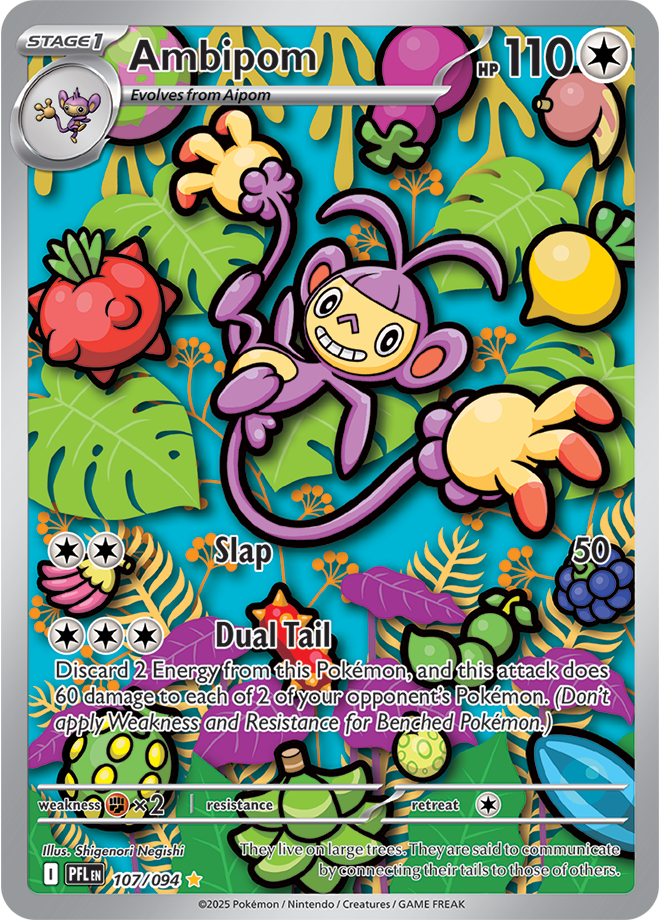 Ambipom - 107/094 - ME02: Phantasmal Flames