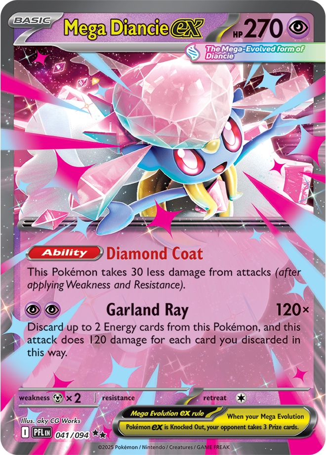 Mega Diancie ex - #41/94 - ME02: Phantasmal Flames
