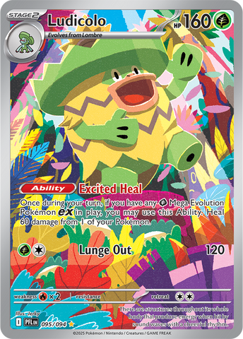 Ludicolo - 095/094 - ME02: Phantasmal Flames