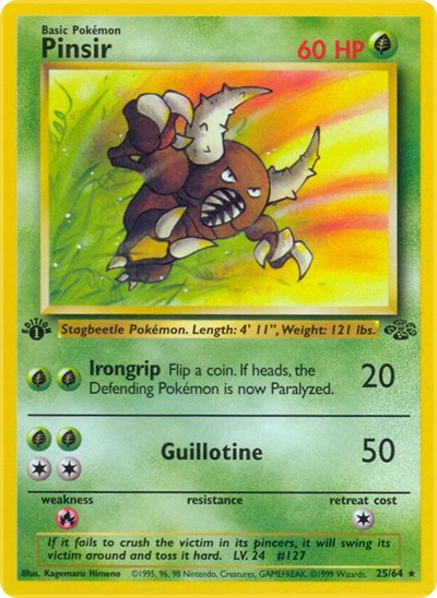 Pinsir (25) - Jungle #25/64 - Non-Foil — product image