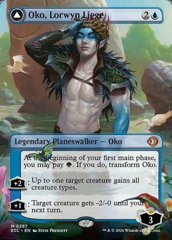 Oko, Lorwyn Liege // Oko, Shadowmoor Scion - Lorwyn Eclipsed #287 - Borderless Non-Foil