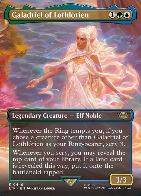 Galadriel of Lothlórien - The Lord of the Rings: Tales of Middle-earth #446 - Borderless Non-Foil — product image