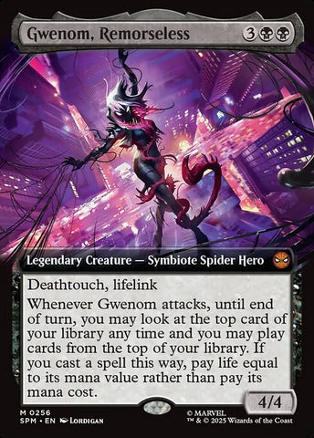 Gwenom, Remorseless - Marvel's Spider-Man #256 - Extended Art Non-Foil