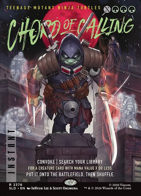 Chord of Calling - Secret Lair Drop #2376 - Borderless Foil — product image