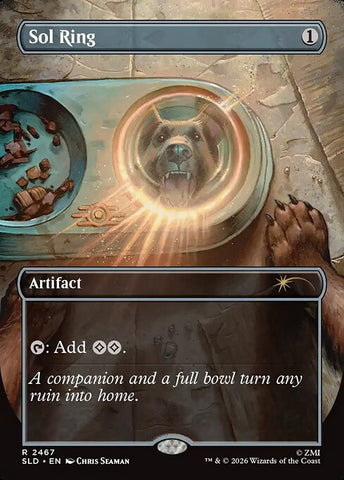 Sol Ring - Secret Lair Drop #2467 - Borderless Non-Foil