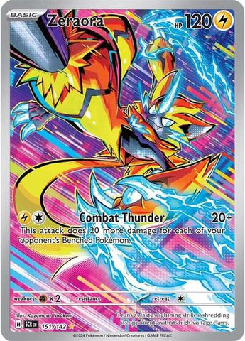 Zeraora - 151/142 - SV07: Stellar Crown #151/142 - Foil