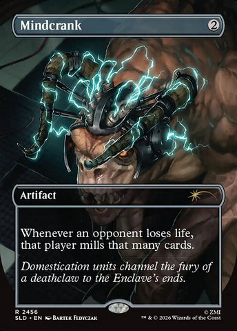 Mindcrank - Secret Lair Drop #2456 - Borderless Non-Foil