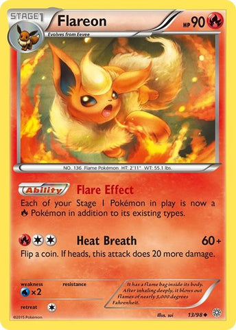 Flareon - XY - Ancient Origins #13/98 - Non-Foil