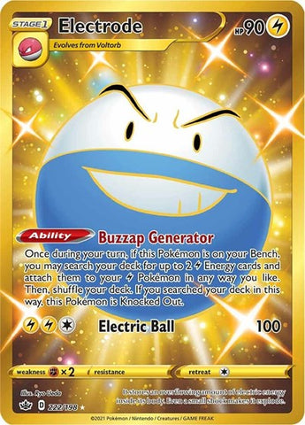 Electrode (Secret) - SWSH06: Chilling Reign #222/198 - Foil