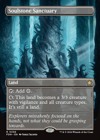 Soulstone Sanctuary - Foundations #356 - Borderless Non-Foil