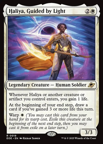 Haliya, Guided by Light - Edge of Eternities #19 - Foil