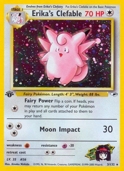 Erika's Clefable - Gym Heroes #003/132 - Foil — product image
