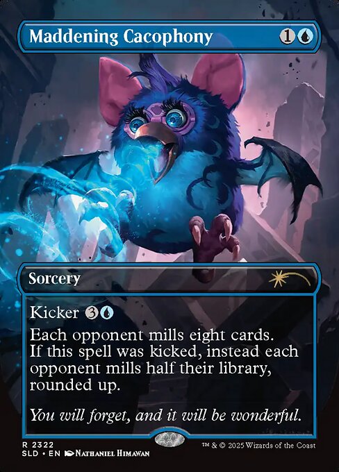 Maddening Cacophony - Secret Lair Drop #2322 - Borderless Foil — product image