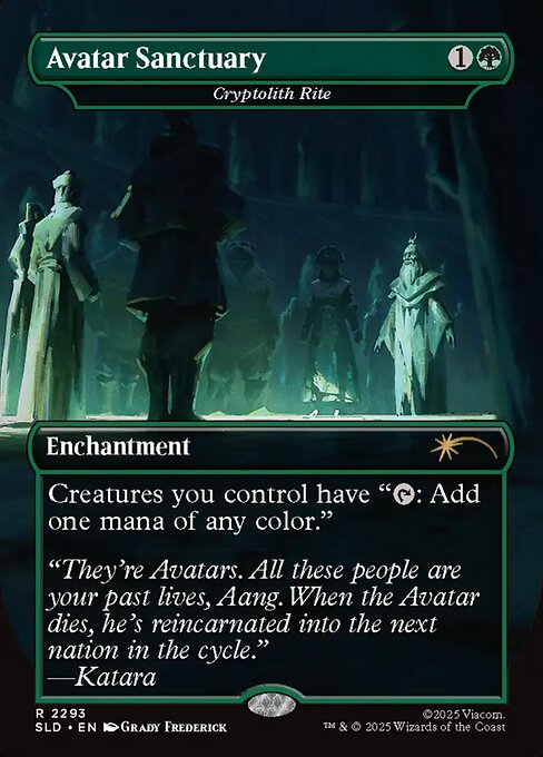 Cryptolith Rite - Secret Lair Drop #2293 - Borderless Foil — product image