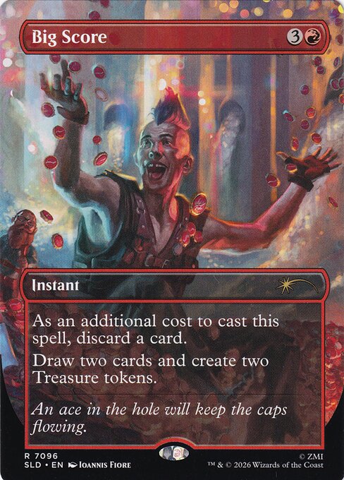 Big Score - Secret Lair Drop #7096 - Borderless Foil — product image