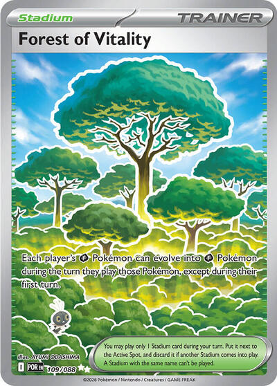 Forest of Vitality - ME03: Perfect Order #109/088 - Foil — product image