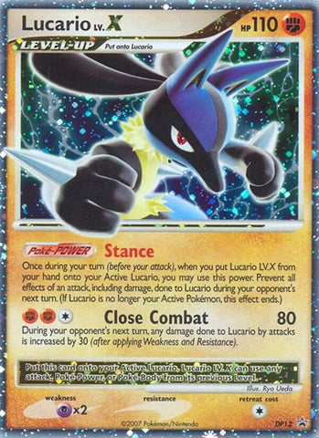 Lucario LV.X - DP12 - Diamond and Pearl Promos #DP12 - Foil